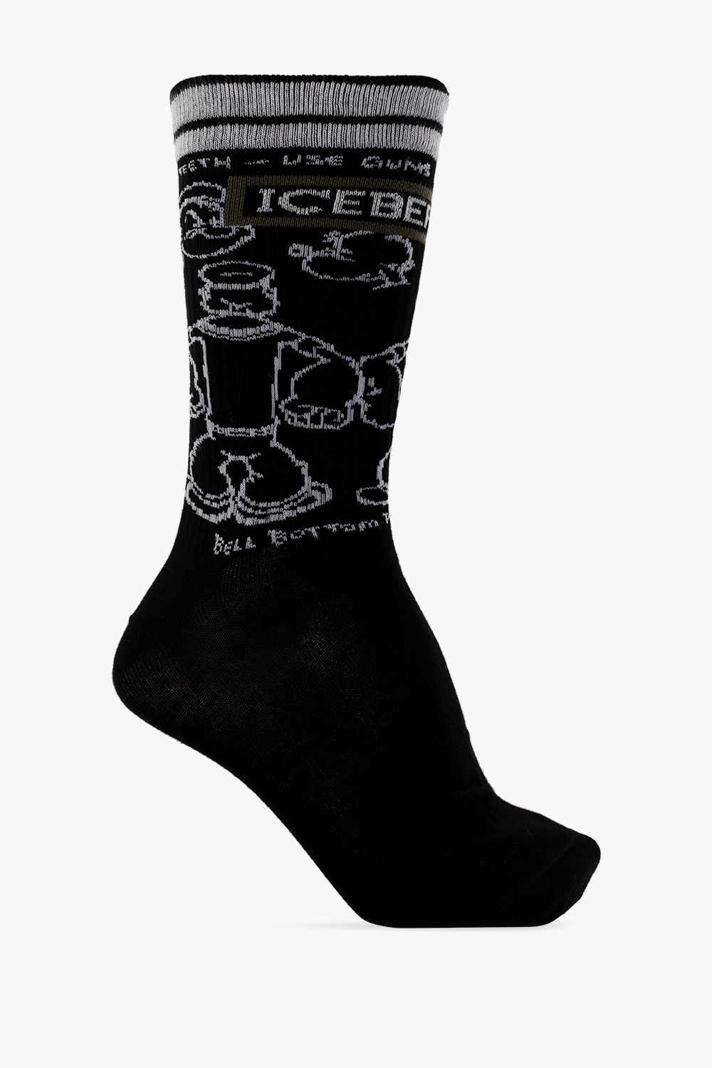 Iceberg Embroidered socks Men's Clothing Vitkac
